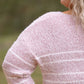 Cozy Striped Sweater - Mauve