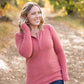 Brielle Henley Ribbed Long Sleeve - Terra Cotta