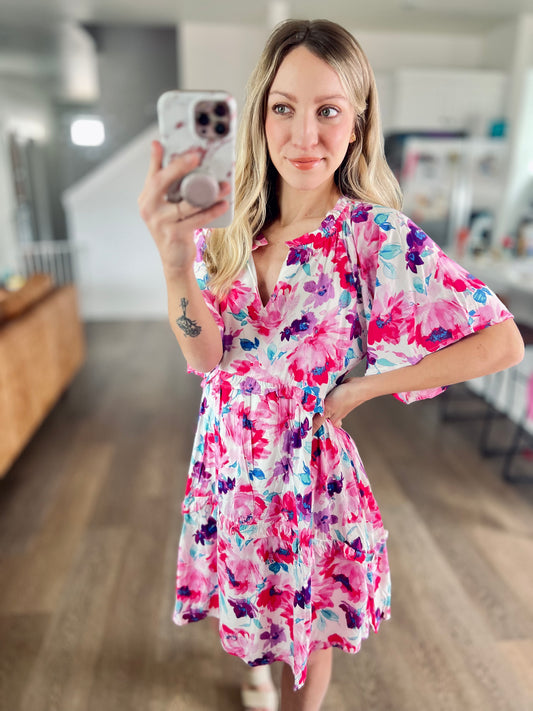 Petal Parade Tiered Dress