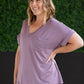 Sierra Pocket Tops - Dusty Purple