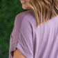 Sierra Pocket Tops - Dusty Purple
