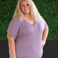 Sierra Pocket Tops - Dusty Purple