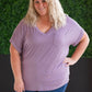 Sierra Pocket Tops - Dusty Purple