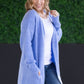 Madison Cozy Cardigan - Blue