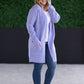 Madison Cozy Cardigan - Lavender