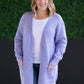 Madison Cozy Cardigan - Lavender