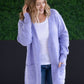 Madison Cozy Cardigan - Lavender