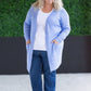 Madison Cozy Cardigan - Blue