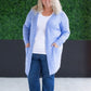 Madison Cozy Cardigan - Blue