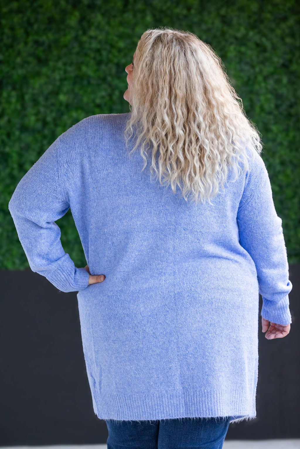 Madison Cozy Cardigan - Blue