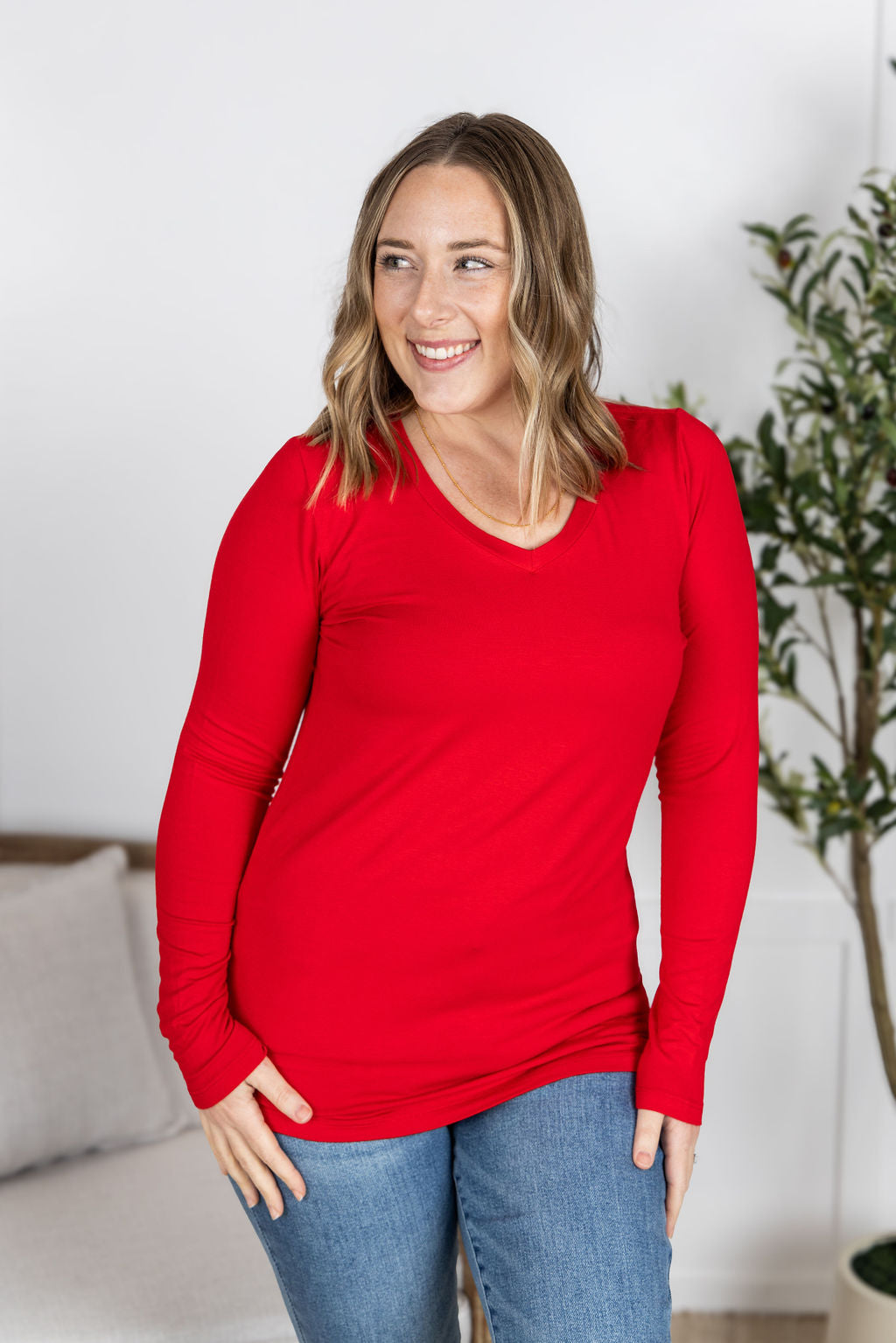 Larissa Long Sleeve - Red