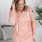 Hailey Pullover Hoodie - Coral Floral