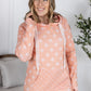 Hailey Pullover Hoodie - Coral Floral