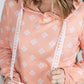 Hailey Pullover Hoodie - Coral Floral