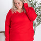 Leah Long Sleeve Top - Red