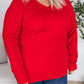 Leah Long Sleeve Top - Red