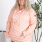 Hailey Pullover Hoodie - Coral Floral