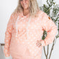 Hailey Pullover Hoodie - Coral Floral