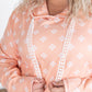 Hailey Pullover Hoodie - Coral Floral