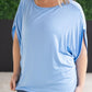 Darcy Dolman Top - Sky Blue