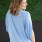 Darcy Dolman Top - Sky Blue