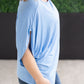 Darcy Dolman Top - Sky Blue