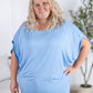 Darcy Dolman Top - Sky Blue