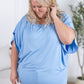 Darcy Dolman Top - Sky Blue