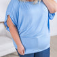 Darcy Dolman Top - Sky Blue