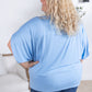 Darcy Dolman Top - Sky Blue