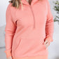 Scuba HalfZip Hoodie - Coral
