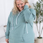 Pixie Pocket Halfzip Hoodie - Sage