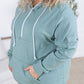 Pixie Pocket Halfzip Hoodie - Sage