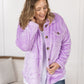 Fleece Shacket - Lavender