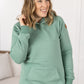 Tatum Textured Pullover Hoodie - Sea Green