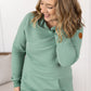 Tatum Textured Pullover Hoodie - Sea Green