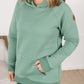 Tatum Textured Pullover Hoodie - Sea Green