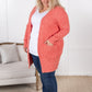 Madison Cozy Cardigan - Cherry Blush