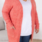 Madison Cozy Cardigan - Cherry Blush