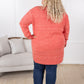 Madison Cozy Cardigan - Cherry Blush