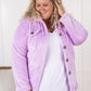 Fleece Shacket - Lavender