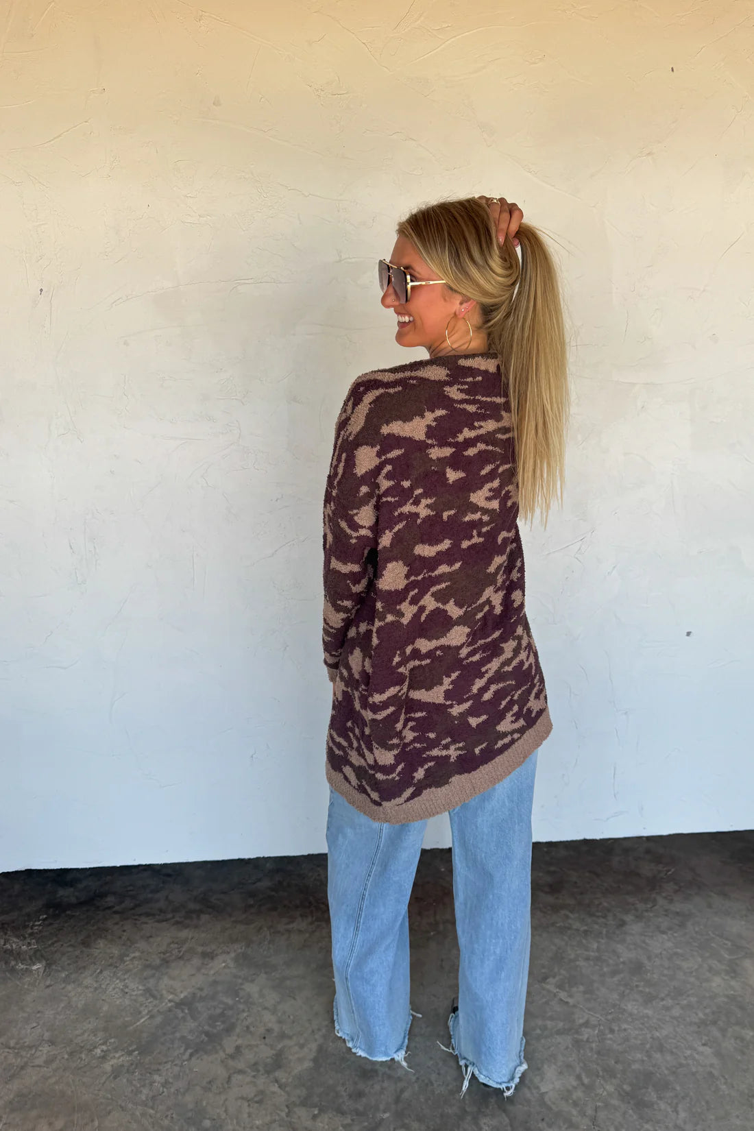 PREORDER: Camo Cloud Cardigan // eta Sept