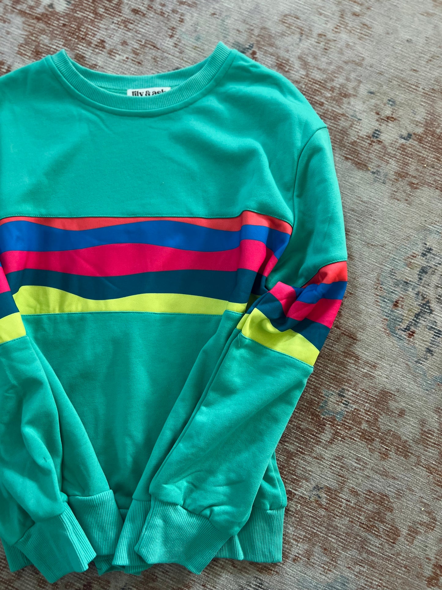 Colorful Accent Pullover