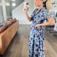 SHIPS FREE TODAY // Hydrangea Dreams Maxi Dress