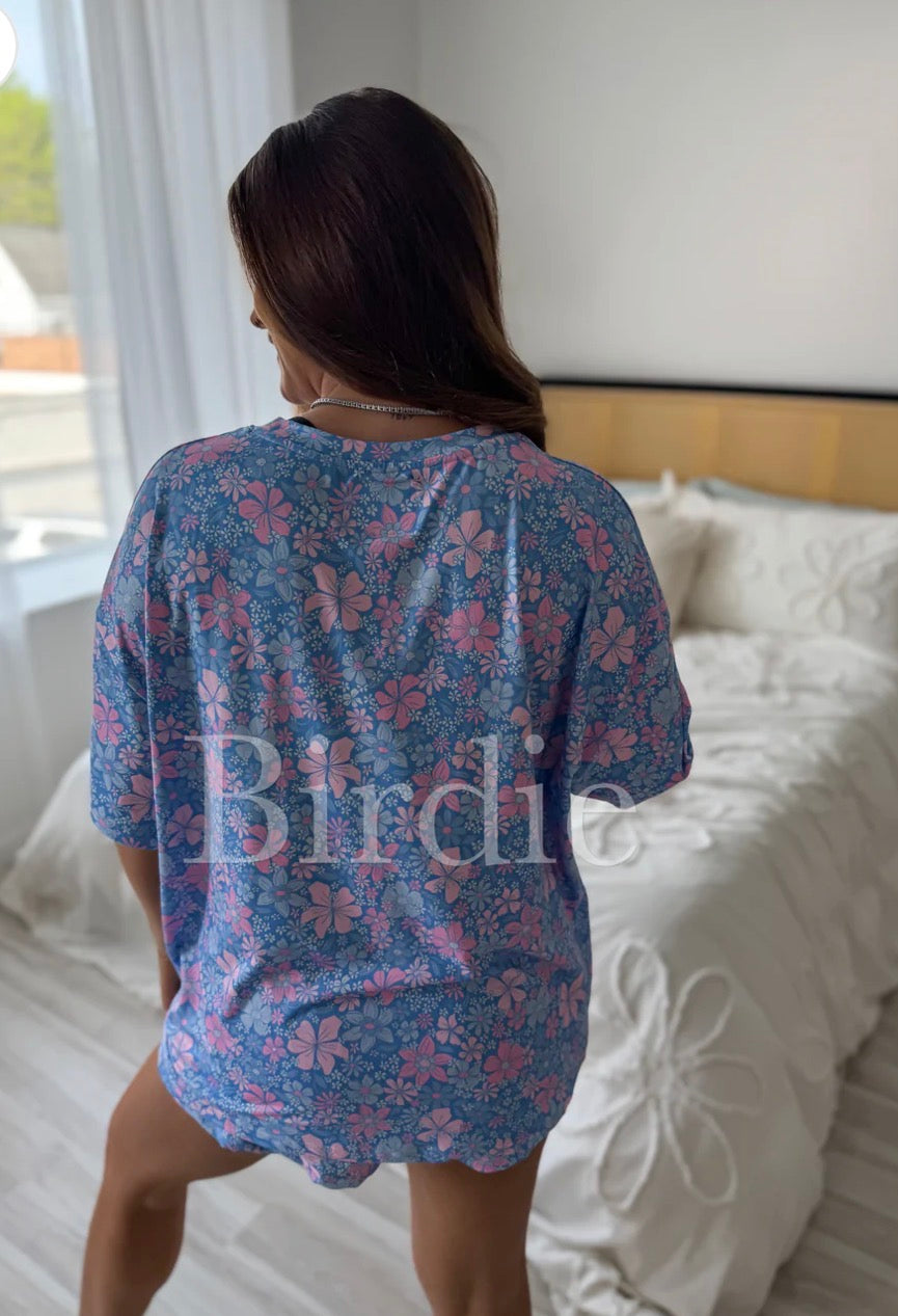 PREORDER: Bluebell Blush Tee & Shorts Set // eta May