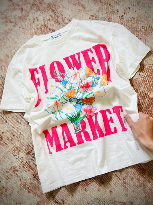 Flower Market Graphic Tee