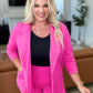 Magic 3/4 Blazer in Hot Pink