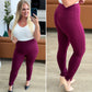 Magic Skinny 28" Pants in Wine