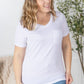 Sophie Pocket Tee - White