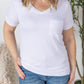 Sophie Pocket Tee - White